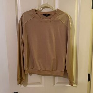 Strut & Bolt Tan Long Sleeve Sweatshirt